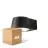 Mehrfachpackung 4x D'Lite Wandleuchte Lira Schwarz 7W 600lm 830 Warmweiß | IP54