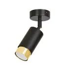 Emibig Deckenleuchte Hiro Stahl Schwarz | Geeignet für 1x GU10 - Max 10W