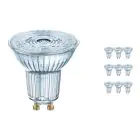 Mehrfachpackung 10x Osram Parathom GU10 PAR16 3.7W 927 36D | Dimmbar - Extra Warmweiß - Höchste Farbwiedergabe - Ersatz für 35W